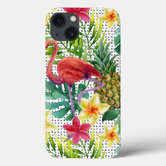 Tropische Waterverf Case-Mate iPhone Case (Achterkant)