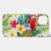 Tropische Waterverf Case-Mate iPhone Case (Achterkant (horizontaal))