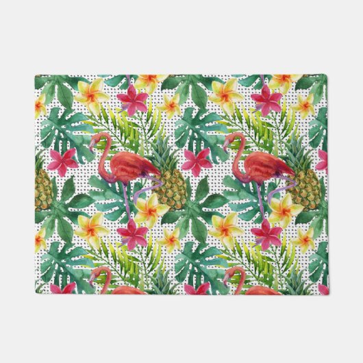 Tropische Waterverf Deurmat (Voorkant)