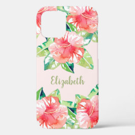 Tropische Waterverf Floral Blossom Case-Mate iPhone Case
