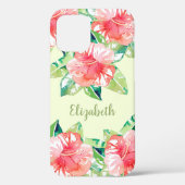Tropische Waterverf Floral Blossom Case-Mate iPhone Case (Achterkant)