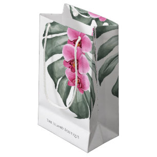 Tropische Waterverf Floral Klein Cadeauzakje