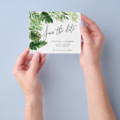 Tropische waterverf florale bloem, behalve de datu flyer (Hand)