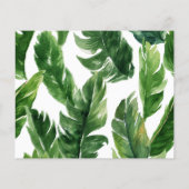 Tropische waterverf florale bloem, behalve de datu flyer (Achterkant)