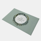 Tropische waterverf foliën florale deklaag deurmat (Schuin)