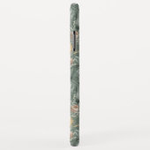 Tropische Waterverf Gold en groen lederen patroon Case-Mate iPhone Case (Achterkant/rechts)