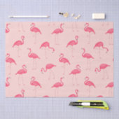 Tropische Waterverf Helder Roze Flamingo patroon Tissuepapier (Craft)