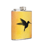 Tropische Waterverf Hummingbird Colibri Flask Heupfles (Rechts)