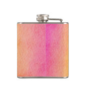 Tropische Waterverf Hummingbird Colibri Flask Heupfles (Achterkant)