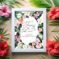 Tropische Waterverf is voordelig, neem één Poster