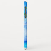 Tropische Waterverf Island Beach Palm Zeilboot Case-Mate iPhone Case (Achterkant/links)