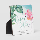 Tropische Waterverf Kaarten en cadeaubonnen Fotoplaat (Voorkant)