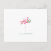 Tropische Waterverf Kerstmis Briefkaart (Voorkant)