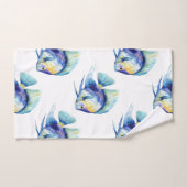 Tropische Waterverf Kleurrijke Vis Badkamer Bad Handdoek (Handdoek)