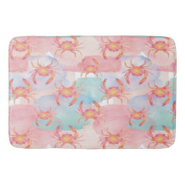 Tropische Waterverf Krab Patroon kust vibes Badmat