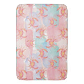 Tropische Waterverf Krab Patroon kust vibes Badmat (Voorkant Verticaal)