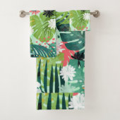Tropische Waterverf kunst Bad Handdoek (Insitu)