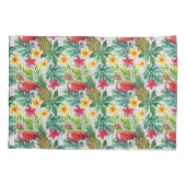 Tropische Waterverf Kussensloop (Achterkant-Links)