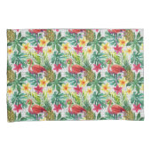 Tropische Waterverf Kussensloop (Voorkant-Rechts)