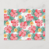 Tropische Waterverf Lion Briefkaart Grootte Valent (Achterkant)