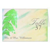 Tropische Waterverf met leder Kaarten (Voorkant Horizontaal)