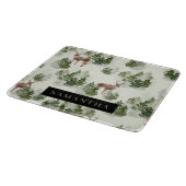 Tropische Waterverf Modern Oasis laat patroonpatro Snijplank (Hoek)