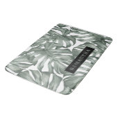 Tropische Waterverf Modern oasis leest Patroon Badmat (Gekanteld)