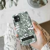 Tropische Waterverf Modern oasis leest Patroon Case-Mate iPhone Case
