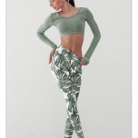 Tropische Waterverf Modern oasis leest Patroon Leggings<br><div class="desc">Introductie van onze Tropical Waterverf Modern Oasis Leaves Pattern collectie, nu beschikbaar op Zazzle! Dompel uzelf onder in de levendige schoonheid van natuur met deze prachtige producten met een eigentijdse twist op tropisch gebladerte. Kies uit een breed scala aan producten om aan uw behoeften en persoonlijke stijl te voldoen. Of...</div>