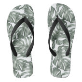 Tropische Waterverf Modern oasis leest Patroon Teenslippers (Voetbed)