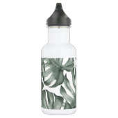 Tropische Waterverf Modern oasis leest Patroon Waterfles (Rechts)