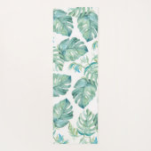 Tropische Waterverf Monstera Yoga Mats Yogamat (Achterkant)
