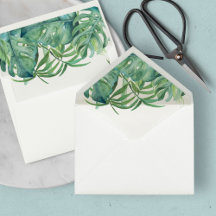 Tropische Waterverf Palm Leaves