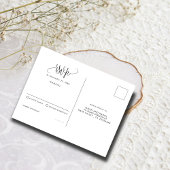Tropische Waterverf palmbladeren bruiloft RSVP Briefkaart