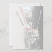 Tropische Waterverf Palmbomen Boho Wedding Kaart (Achterkant)