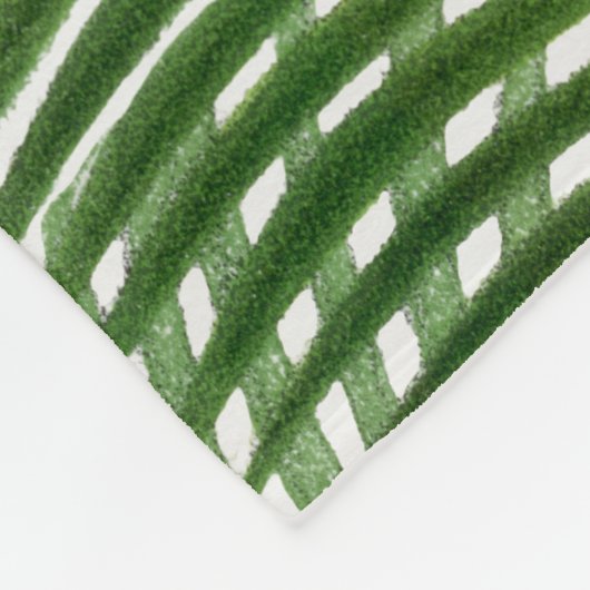 Tropische Waterverf palmbomen Fleece Deken (Hoek)