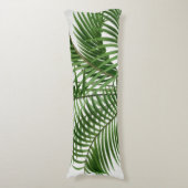 Tropische Waterverf palmbomen Lichaamskussen (Voorkant Verticaal)