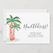 Tropische Waterverf palmboom in beweging Aankondiging (Voorkant)