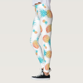 Tropische Waterverf Pananasseiroop Leggings