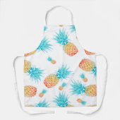 Tropische Waterverf Pananasseiroop Schort (Voorkant)