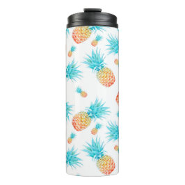 Tropische Waterverf Pananasseiroop Thermosbeker