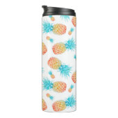 Tropische Waterverf Pananasseiroop Thermosbeker (Geroteerd rechts)