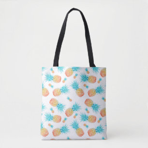 Tropische Waterverf Pananasseiroop Tote Bag
