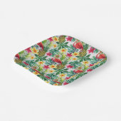 Tropische Waterverf Papieren Bordje (Gebogen)