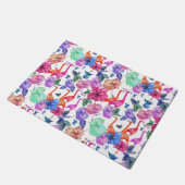 Tropische Waterverf Patroon Deurmat (Schuin)