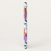 Tropische Waterverf Patroon | Monogram Case-Mate iPhone Case (Achterkant/links)