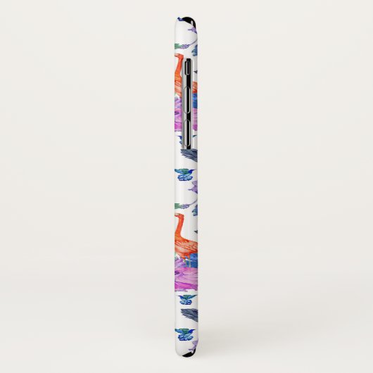 Tropische Waterverf Patroon | Monogram Case-Mate iPhone Case (Achterkant/links)