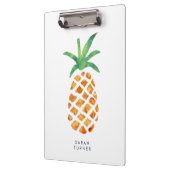 Tropische Waterverf Pineappel Aangepast Klembord (Links)