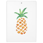 Tropische Waterverf Pineappel Aangepast Klembord (Achterkant)