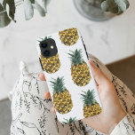 Tropische Waterverf Pineappel Naadloos patroon Case-Mate iPhone Case<br><div class="desc">Tropische Waterverf Pineappel Naadloos patroon</div>